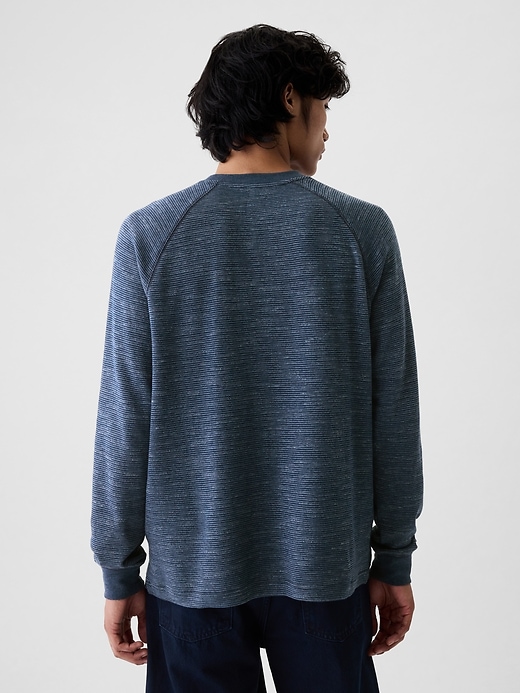 Image number 2 showing, Waffle-Knit Raglan T-Shirt