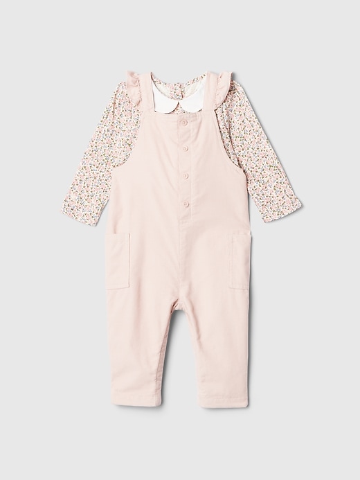 Baby Corduroy Overall Outfit Set