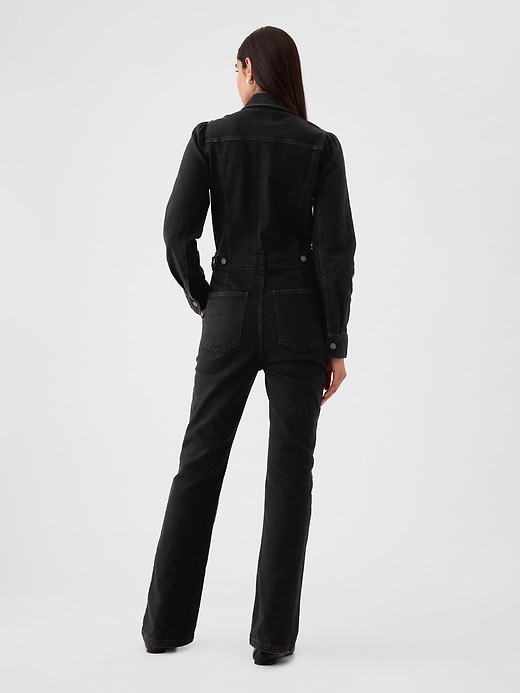 Image number 2 showing, Western Denim Jumpsuit