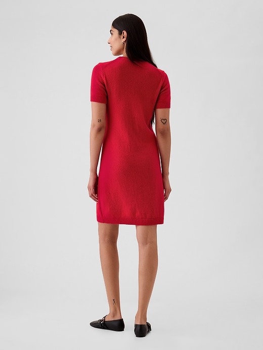 Image number 2 showing, CashSoft Mini Sweater Dress