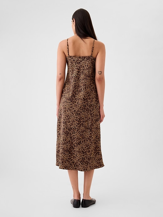 Image number 2 showing, Satin Midi Dress