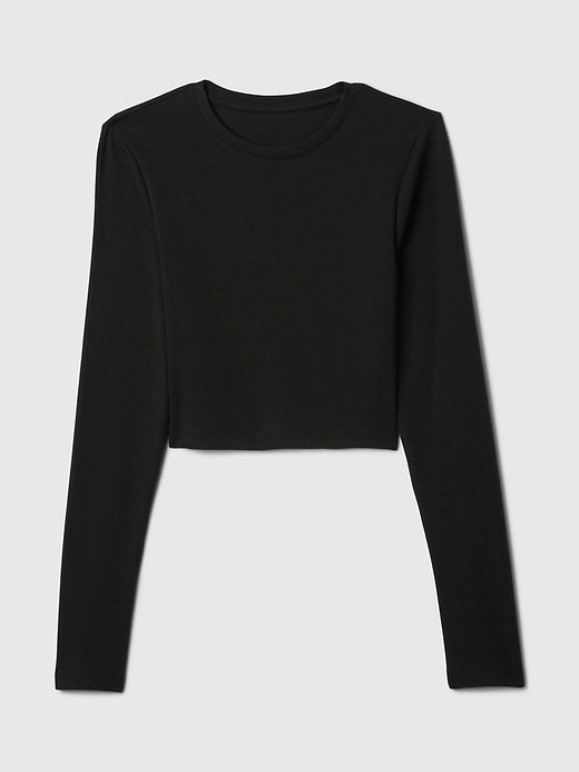 Image number 4 showing, Modern Rib Cropped T-Shirt