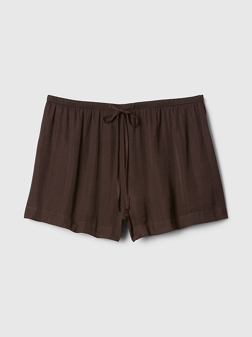 Image number 4 showing, Satin PJ Shorts