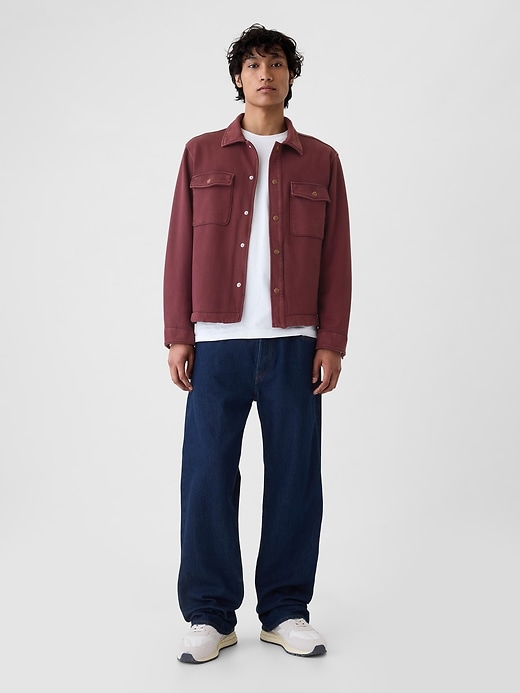 Image number 3 showing, Heavyweight Fleece Shirt Jacket