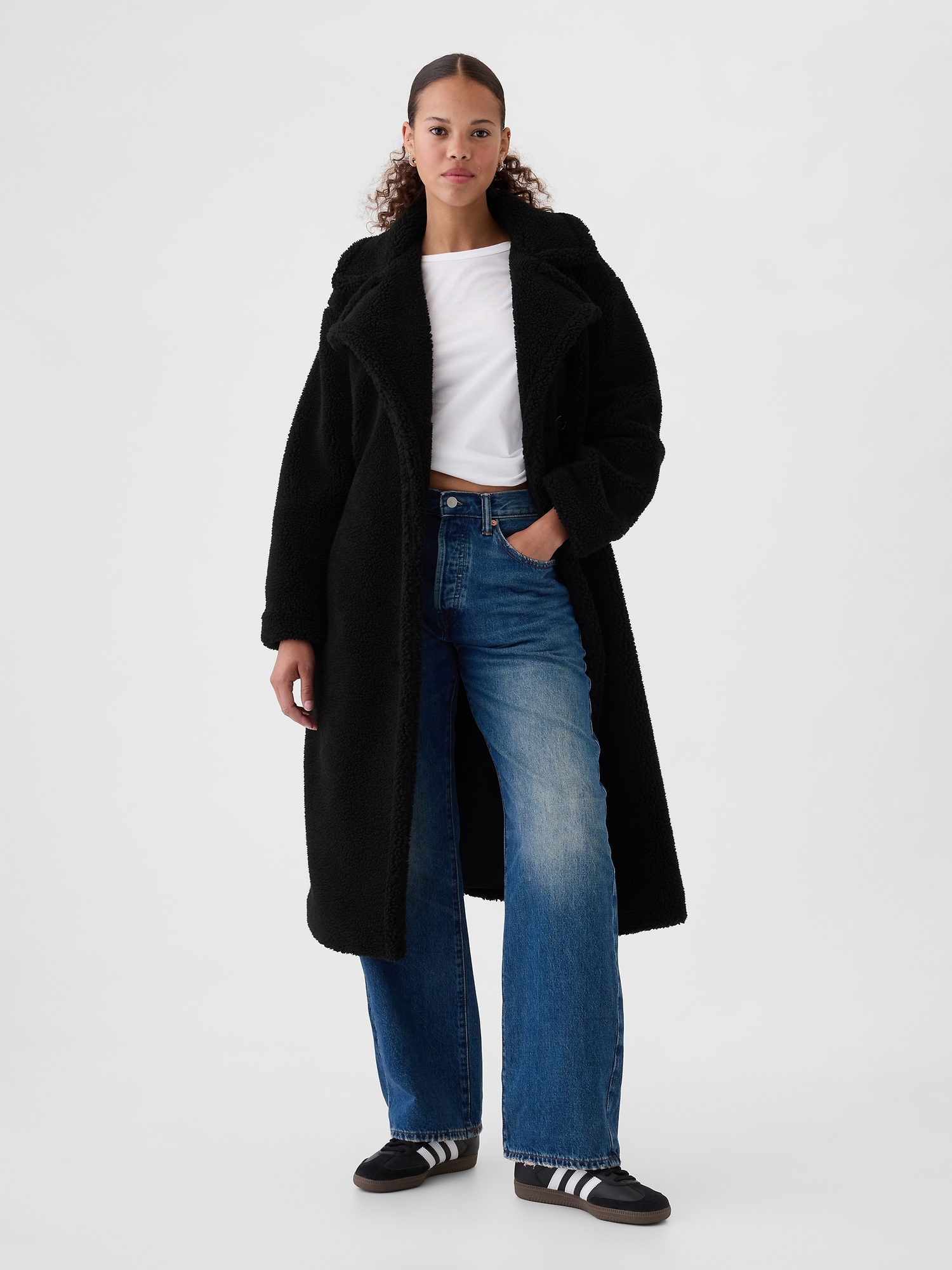 Gap denim duster jacket best sale