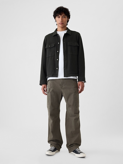 Image number 3 showing, Heavyweight Fleece Shirt Jacket