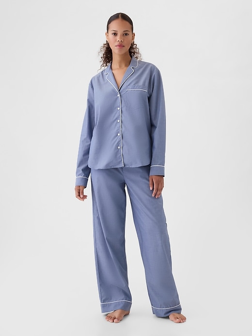 Image number 3 showing, Poplin PJ Shirt