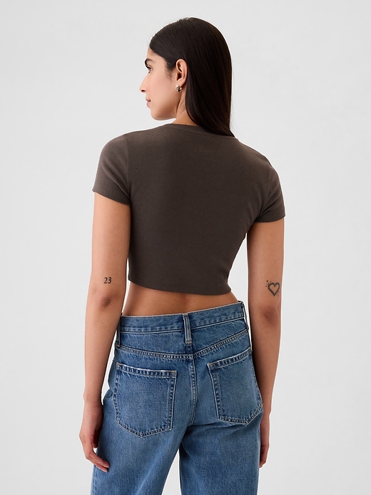 Image number 2 showing, Modern Cropped T-Shirt