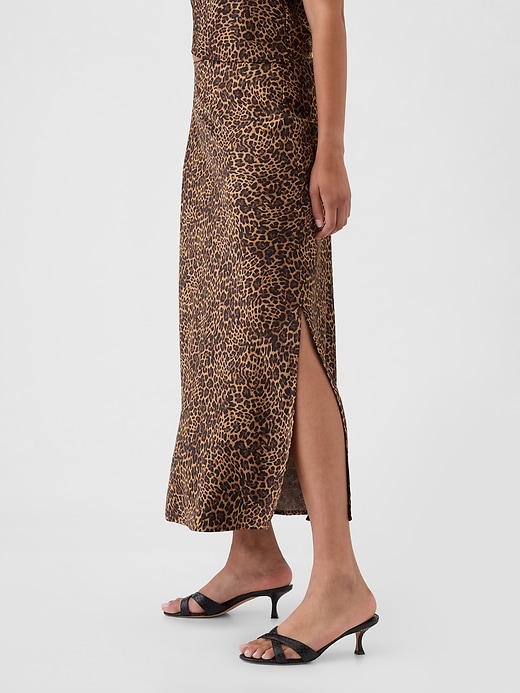 Image number 3 showing, Satin Maxi Skirt