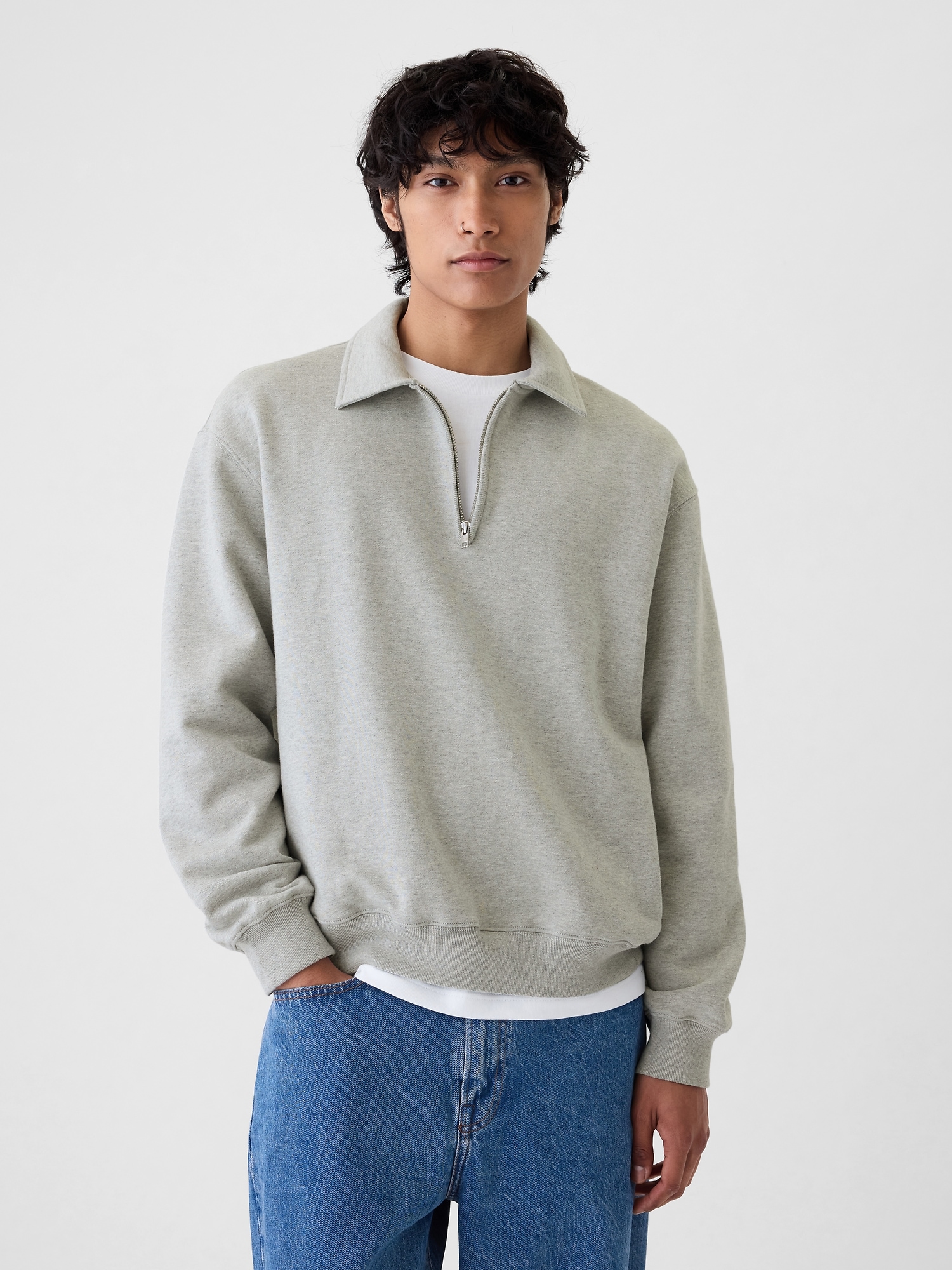 Heavyweight Half-Zip Pullover