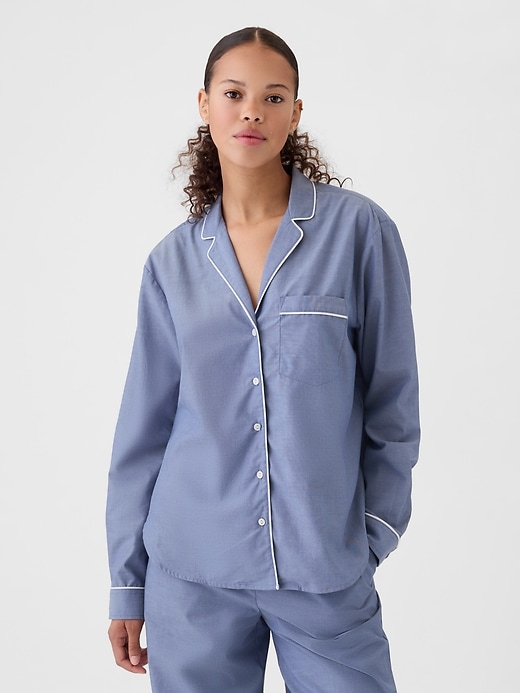 Image number 1 showing, Poplin PJ Shirt