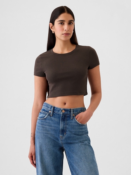 Image number 1 showing, Modern Cropped T-Shirt