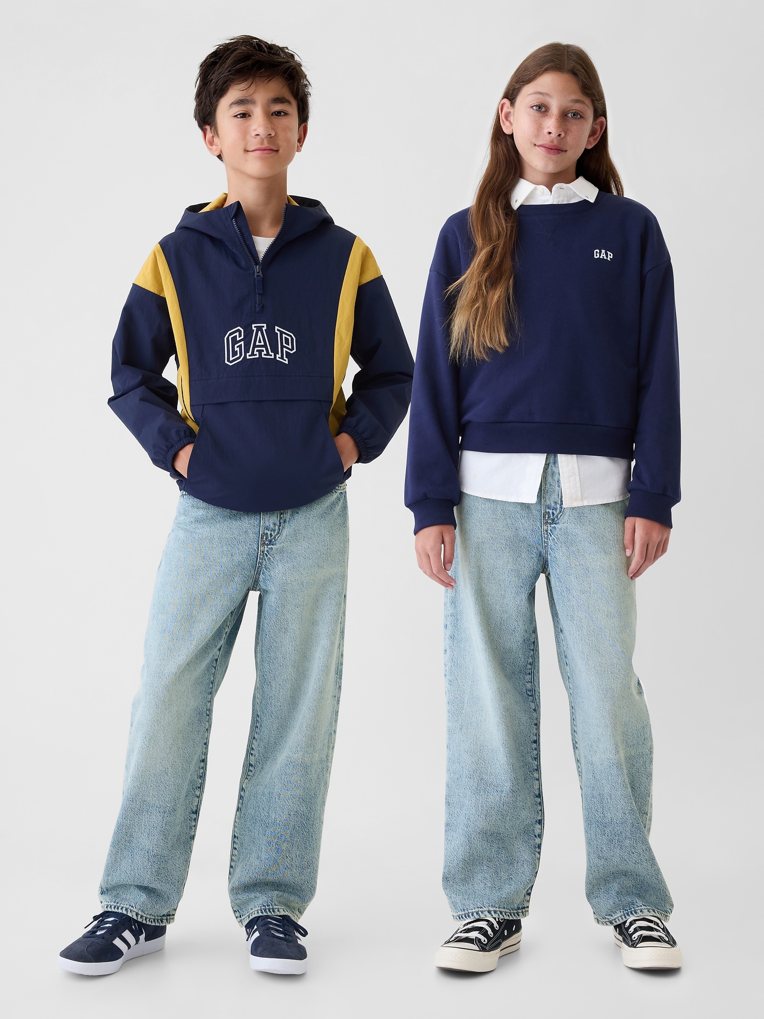 Kids UltraSoft Pull-On Baggy Jeans