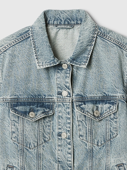 Image number 4 showing, Kids Longline Icon Denim Jacket