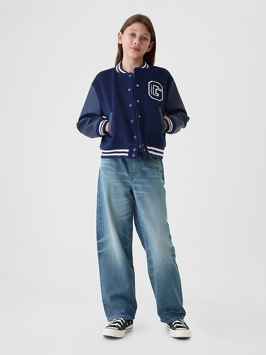 Image number 4 showing, Kids UltraSoft Pull-On Baggy Jeans