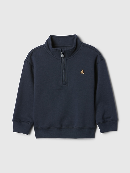 Image number 3 showing, babyGap Vintage Soft Quarter-Zip Pullover