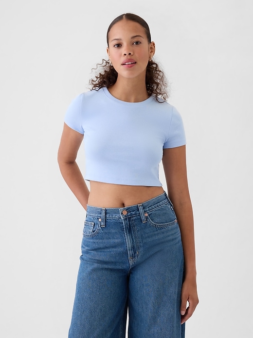 Image number 1 showing, Modern Cropped T-Shirt