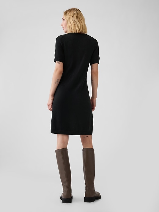 Image number 2 showing, CashSoft Mini Sweater Dress