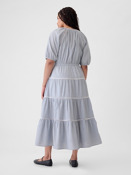 Image number 6 showing, Tiered Maxi Shirtdress