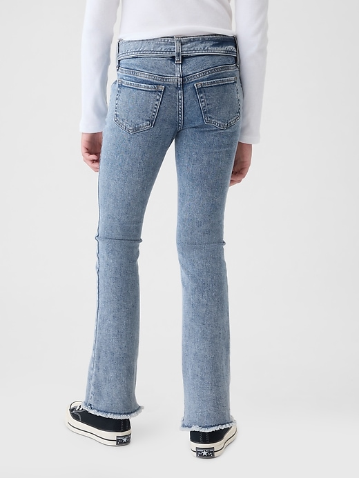 Image number 3 showing, Kids Low Rise Belted Boot Jeans