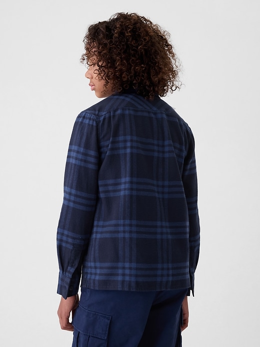 Image number 2 showing, Kids Organic Cotton Flannel Shirt