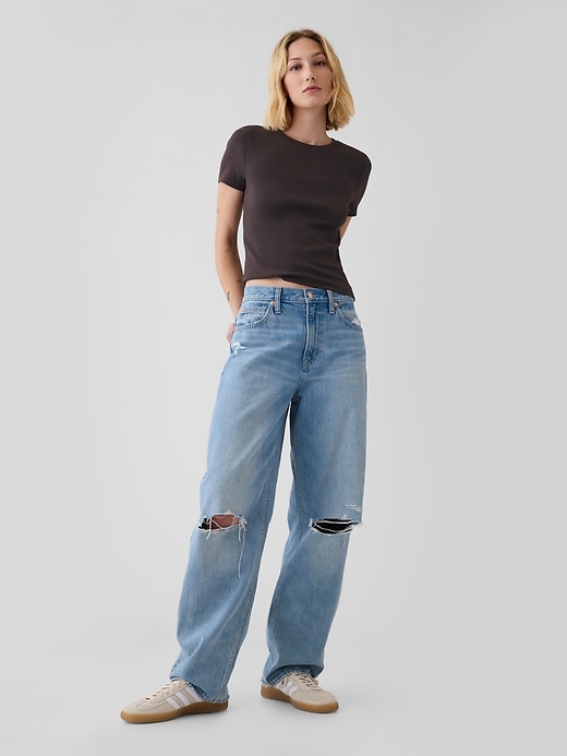 Image number 3 showing, Modern Rib Cropped T-Shirt