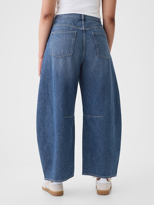 Image number 6 showing, High Rise Horseshoe Jeans