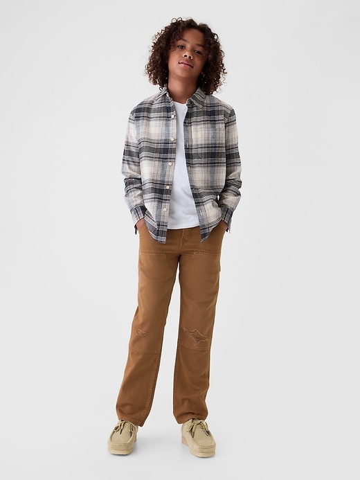 Image number 6 showing, Kids Double-Knee Carpenter Jeans