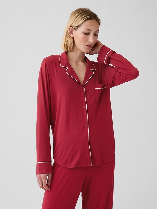 Image number 1 showing, Modal Pajama Shirt