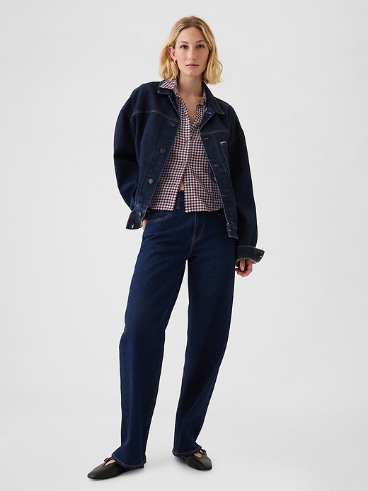 Image number 3 showing, Cropped Flannel Shirt