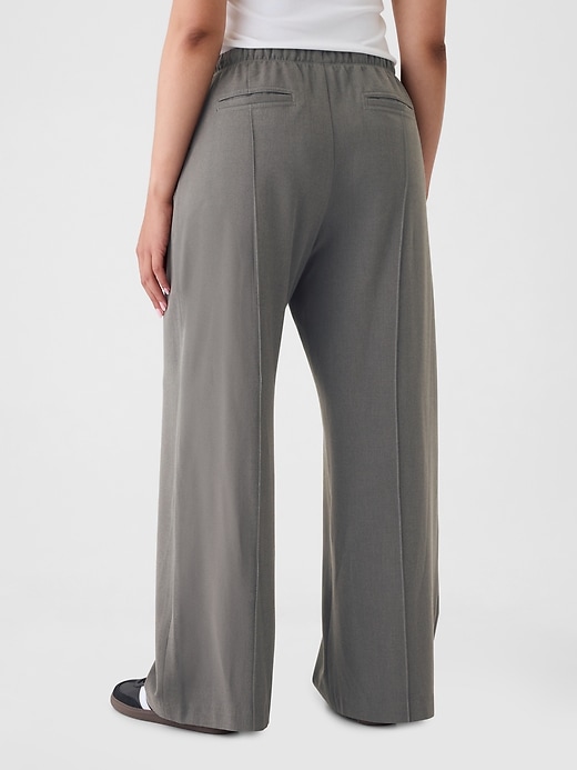 Image number 6 showing, Wide-Leg Seamed Pull-On Pants