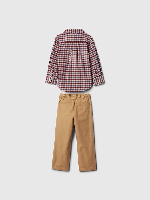 Image number 2 showing, babyGap Flannel Outfit Set