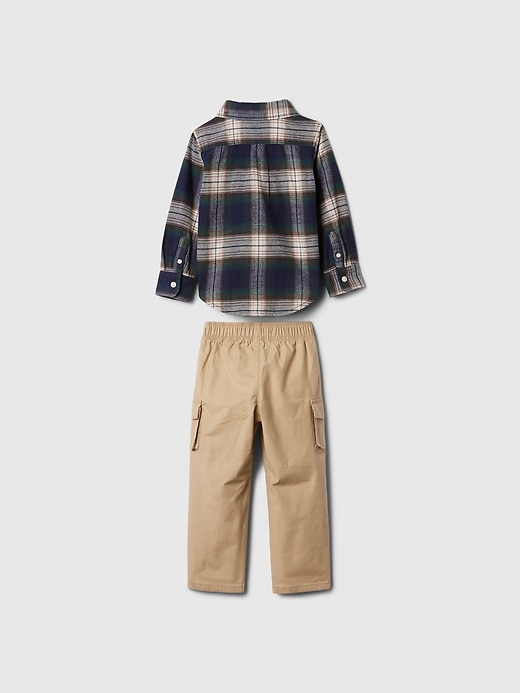 Image number 2 showing, babyGap Flannel Outfit Set