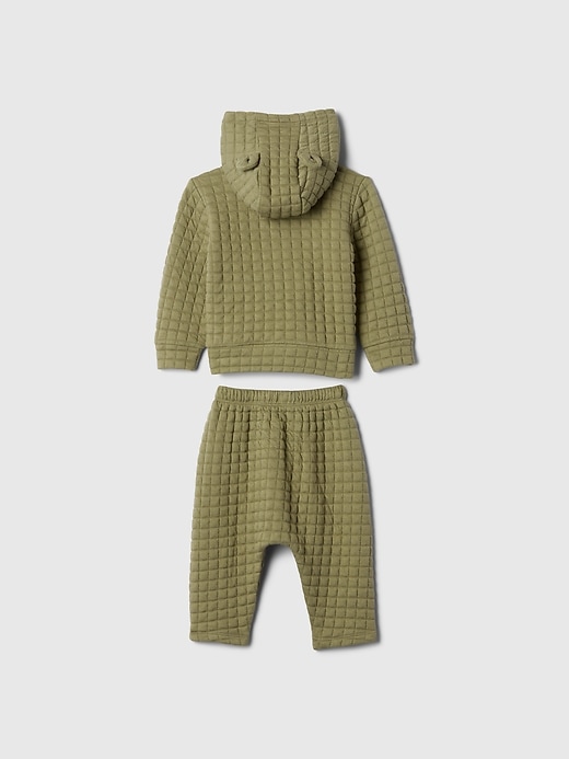 Image number 2 showing, Baby Quilted Outfit Set