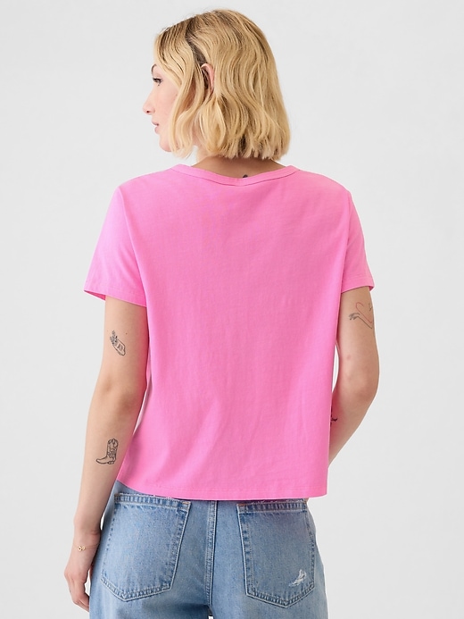 Image number 2 showing, Organic Cotton Vintage Shrunken T-Shirt