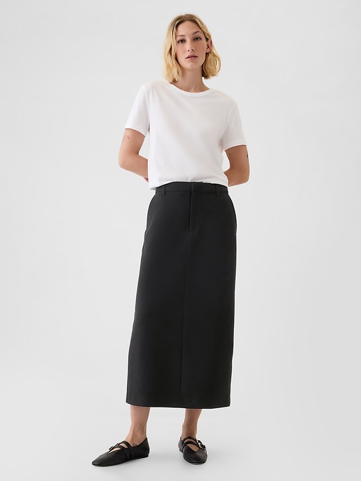 Image number 1 showing, Pencil Midi Skirt