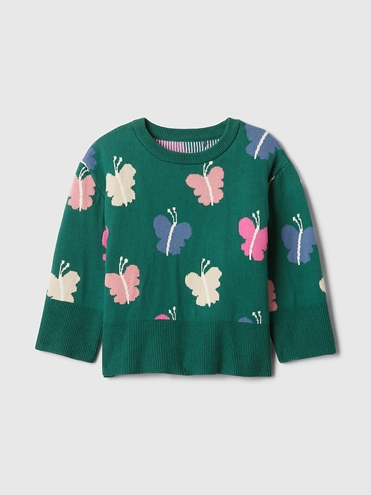 Image number 1 showing, babyGap 24/7 Split-Hem Sweater