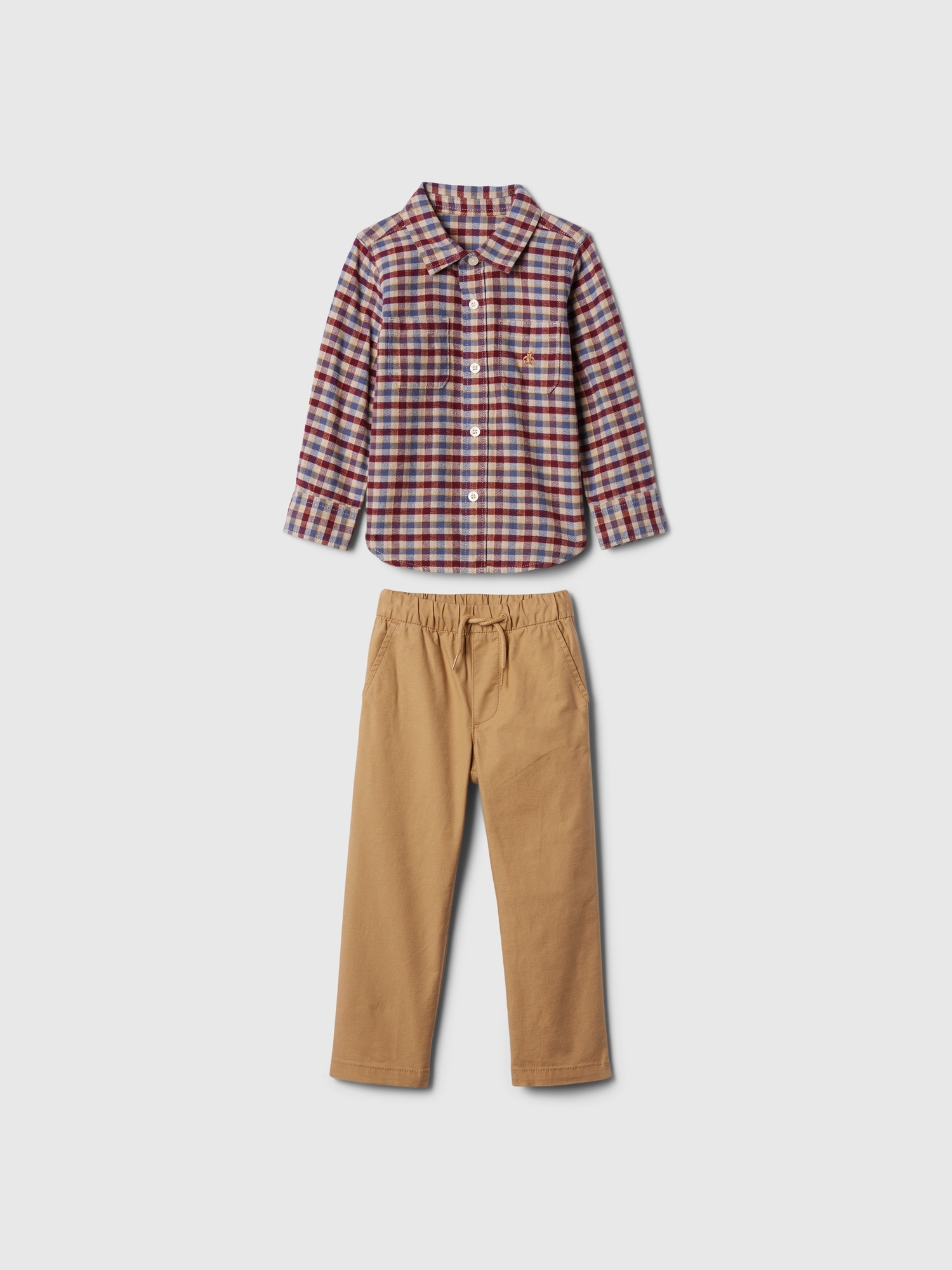 babyGap Flannel Outfit Set