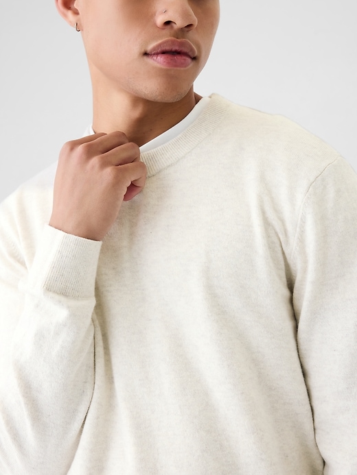 Image number 4 showing, CashSoft Crewneck Sweater