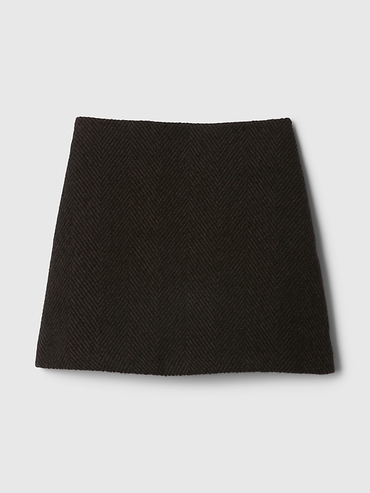 Image number 5 showing, Herringbone Mini Skirt