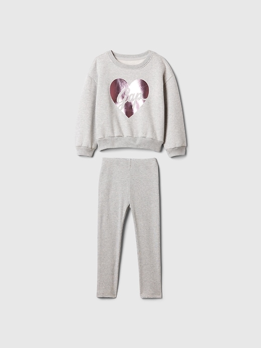 Image number 1 showing, babyGap Vintage Soft Logo Sweatshirt Set