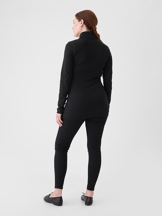 Image number 2 showing, Maternity Modern Turtleneck Shirt