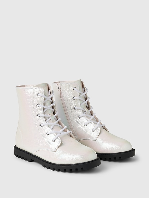 Image number 2 showing, Kids Vegan Leather Boots