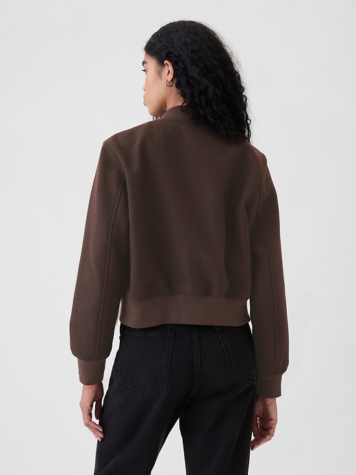 Image number 2 showing, Wool Bomber Jacket