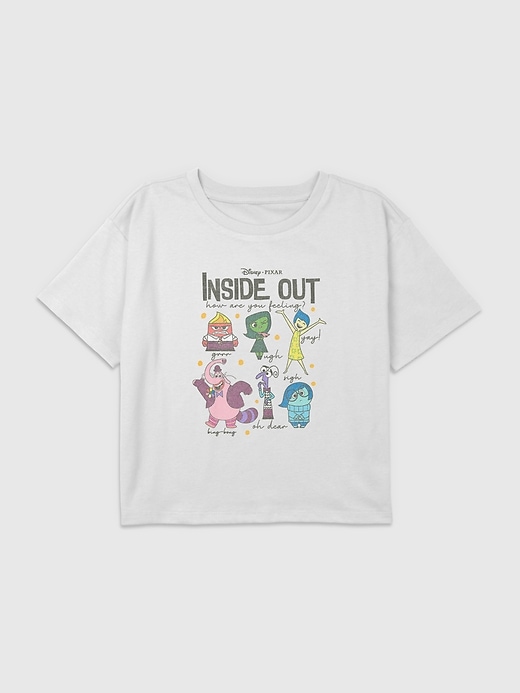 Image number 1 showing, Kids Inside Out Emotions Graphic Boxy Crop Tee