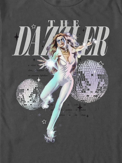 Image number 2 showing, Marvel Dazzler Roller Skate Graphic Tee