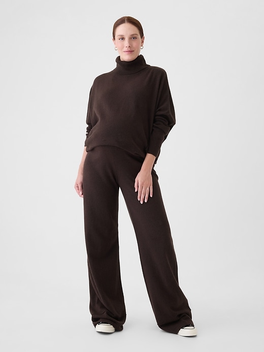 Image number 5 showing, Maternity CashSoft Under Belly Sweater Pants