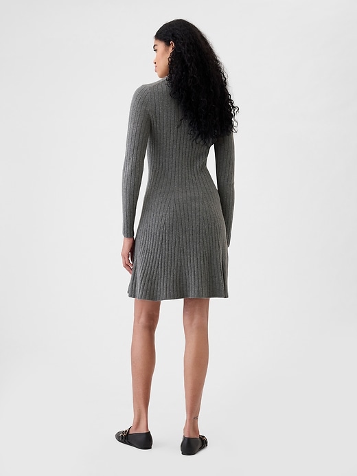 Image number 2 showing, CashSoft Polo Mini Sweater Dress