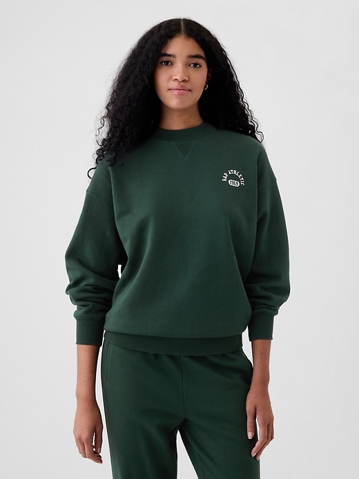 Image number 1 showing, Gap Logo Mockneck Sweatshirt