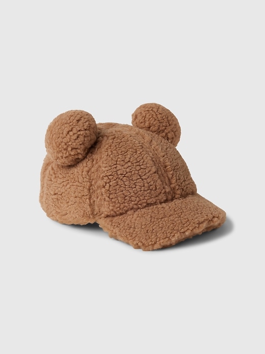 Image number 1 showing, Toddler Sherpa Bear Baseball Hat